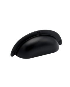 Maniglia a conchiglia 3922 - 64 mm - Nero - Beslag Design