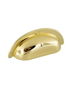 Maniglia a conchiglia 3922 - Ottone Lucidato