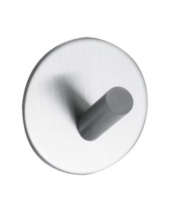 Gancio Base 100 1 - Acciaio inossidabile satinato - Beslag Design