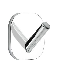 Gancio Solid 1 / Si installa senza forare; confezione da 2pz. - Cromato - Beslag Design