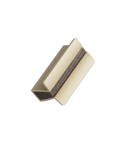 Papillon Maniglia - Marrone Buio / Spazzolato Ottone
