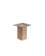 Gemini Gamba del mobile - Spazzolato Ottone 