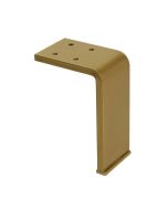 Bosse Modern Gamba del mobile - Ottone - 100 mm