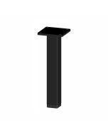 Bosse Straight C Gamba del mobile - Nero - 120 mm