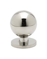 Pomello Solliden - Placcatura in nickel - Beslag Design